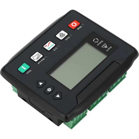 Automatisches Start/Stopp-Generator-Steuerungsset mit Alarm, Schutzfunktionen, LCD-Bildschirm, Fernbedienungspanel und DC8-35V-Signal. (1/5)