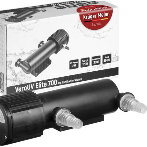 UV-Sterilisationslampe für Aquarium und Teich, effektive Leistung 7 W (1/5)