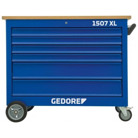 Établi roulant 1507 XL Extérieur - L 1200 x P 635 x H 985 mm Tiroirs 6 70 kg 700 kg Non équipé (1/5)
