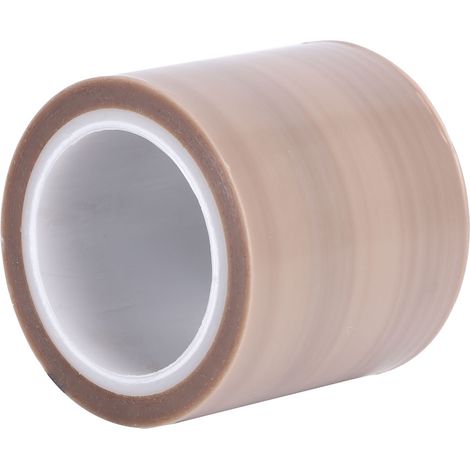 Ruban adhésif en film PTFE renforcé de fibres de verre pour accessoires électroniques, gris, 0,08 mm x 50 mm x 10 m