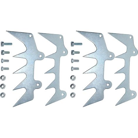 Griffes de Chain Kits pour Stihl MS660 MS460 MS440 066 046 044, Butée à Griffes + Vis Assorties + Tendeur de Chaîne + Boulon et Écrou Pièces Tronçonneuse Accessoire (2 Griffes)
