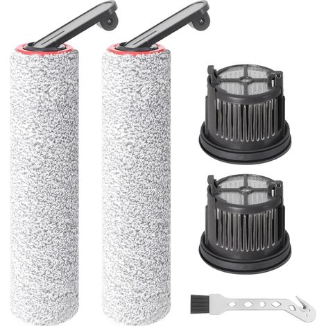 5 Stück Zubehörset für Dreame H14 / H14 Pro / H14 Dual Nass- und Trockensauger, Zubehör, 2 Bürstenrollen + 2 HEPA-Filter + 1 Reinigungsbürste (1/5)