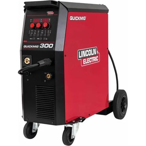Bricoline – Poste à souder inverter MIG-MAG 400V – Courant max 300A – 24 programmes synergiques – Chariot mobile avec support bouteille gaz