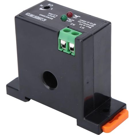 Interrupteur de détection de courant alternatif 40 400Hz ignifuge haute fiabilité 0 . 2 30A interrupteur de détection auto alimenté montage sur Rail DIN pour(Normally open) (1/5)