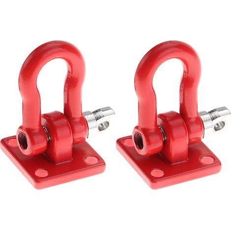Lot de 4 verrous de sécurité pour voiture RC tout-terrain (pièces de rechange rouges) (1/5)