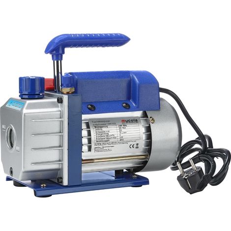 Melko – Pompe à vide 70 l/min – Puissance 200W – Corps en aluminium – Pour réfrigération et climatisation – Boîtier avec voyant d'huile (1/8)