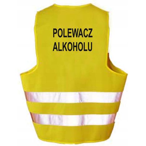 Gilet riflettente per feste ALCOHOL FILLER