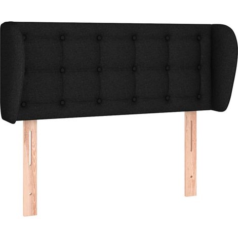Maison Exclusive - Cabecero de tela negro 83x23x78/88 cm (1/5)