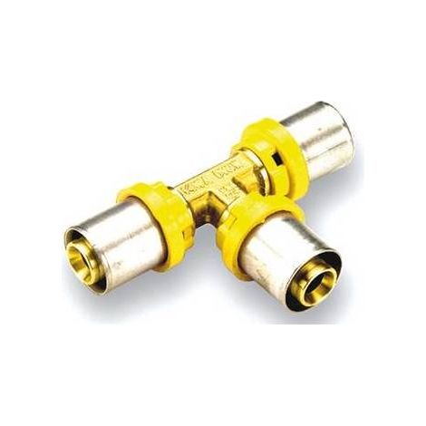 RACCORDO PER MULTISTRATO GAS A  T  RIDOTTO Misura: Diam. 16 x 20 x 16