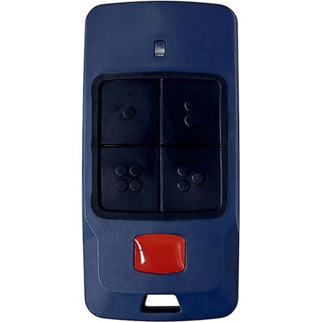 Télécommande sans fil 433 MHz avec 4 boutons, compatible fréquence universelle 280–868 MHz, pour portails, portes de garage et systèmes domotiques – Fonctionne avec récepteurs BFT, Nice, Somfy et autr (1/3)