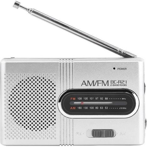 Radio Portable AM-FM Ondes Courtes Radio Transistor Récepteur Stéréo HB058 (1/4)