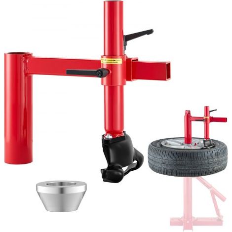 Reifenmontiergerät Entenkopf-Adapter-Kit Manueller Reifenwechsler aus Stahl Passend für 16-21 Zoll Reifen, Radmontagehilfe für Outdoor & Mobile Autoreparaturen von Universalen Fahrzeugtypen (1/5)