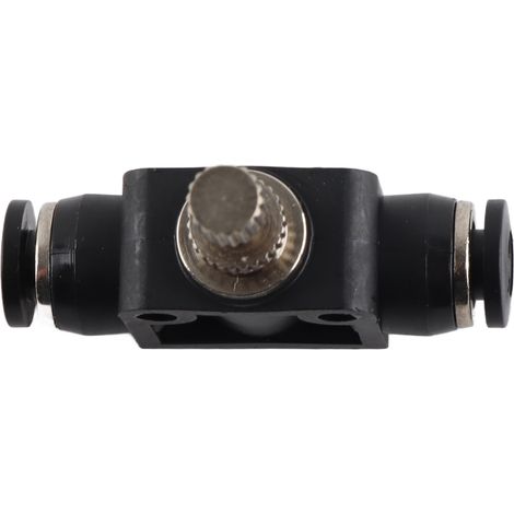Lot de 5 vannes d'étranglement pneumatiques, accessoires de connexion en PVC résistant à la compression, 4 mm (1/5)