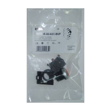 Bouton poussoir 1 contact à ouverture appareil complet 000110936 EATON M22 D R X0 K01 BVP (1/2)