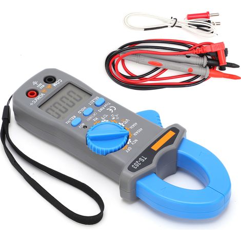 TS-203 Digitales Zangenamperemeter AC/DC-Voltmeter Stromprüfer Messgerät für den Außenbereich (1/5)