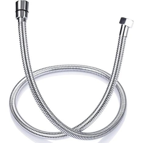1.5 m anti-twist shower hose made of stainless steel, universal G 1/2 shower hose with standard connection, bathroom accessory, adaptable to all hand showers (1/5)