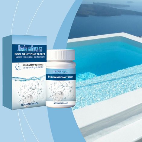 Poolreinigungstabletten lösen Flecken schnell auf und entfernen sie, reduzieren Oberflächengerüche und eignen sich ideal für die tägliche Pflege und Reinigung. – 100 g -- BIEMMEDUE (1/5)