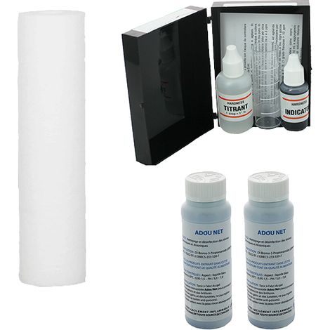 Pièce et accessoire filtration de l'eau - Kit entretien annuel pour adoucisseur de Centrocom