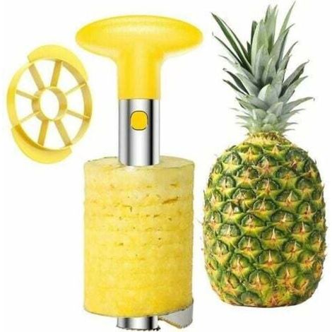 Pelapatate/affettatrice/snocciolatore per pinoli in acciaio inox - 24 x 8,5 cm - Manico ergonomico (1/2)