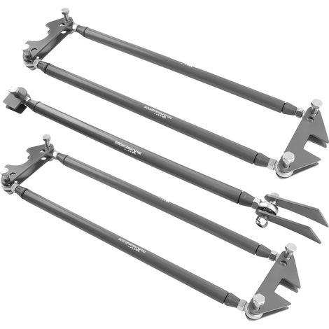 Kit de suspension de voiture à 4 liens, longueur de barre de 24 pouces, longueur de 70 pouces, largeur de 13 pouces, hauteur de 11,5 pouces, poids de 17,5 kg (1/5)