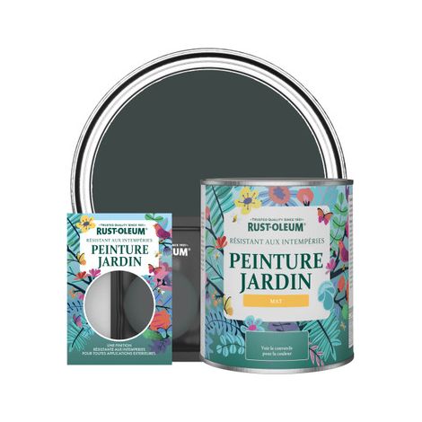 Peinture Jardin, Finition Mat - Sable Noir (1/3)