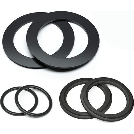 25076RP Washer and Ring Kit for 1-1/2" Fittings, Rubber O-Ring Washers for Intex Pool Valves (6 Pieces) - 10745, 10262 and 10255 (1/5)