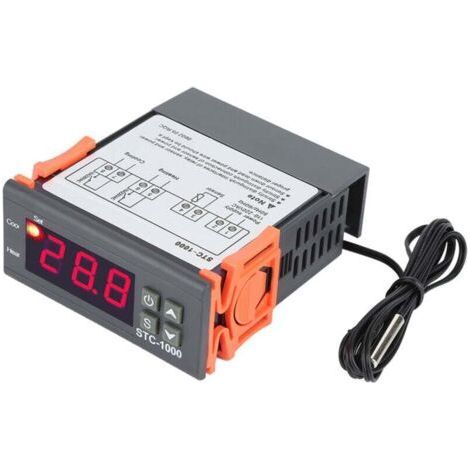 Digital Temperature Controller Temperature Sensor Electric Thermostat Control 110-220V (1/5)