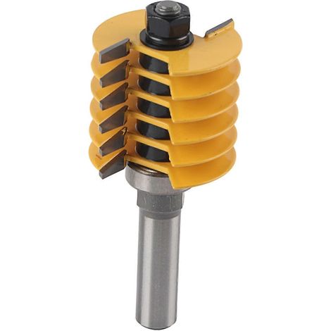 Fraise à bois à queue de 1/2 pouce, fraise à tenons et mortaises, accessoires en acier au tungstène