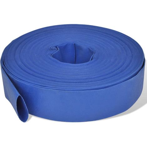vidaXL Tubo Piatto d'Acqua 50 m 2"/5,08 cm (1/4)