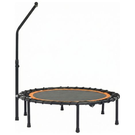 CAIzitrampoline de fitness noir et orange pour la maison