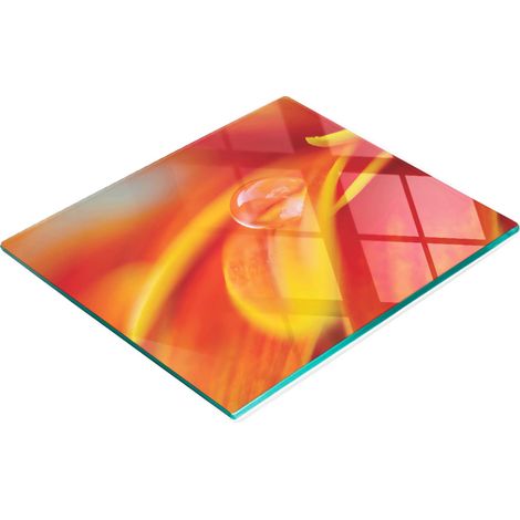 Vassoio decorativo in vetro a forma di goccia d'acqua per snack, 60x52 cm (1/5)