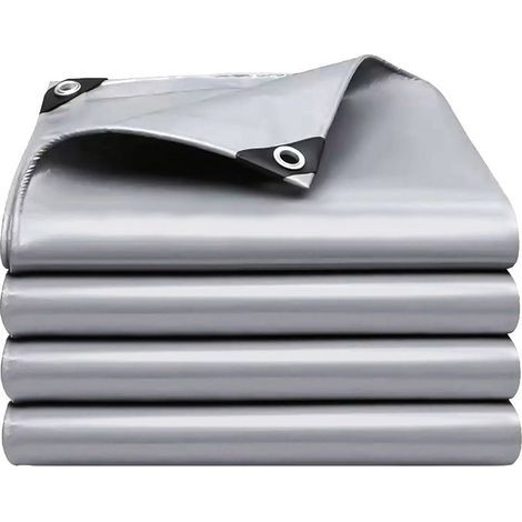 Bâche imperméable et résistante en polyéthylène pour extérieur,épaisseur de 160 g/m²,résistante au Gel et aux UV,pour Jardin,tonnelle,Camping,Meubles,abri de Jardin (1/5)