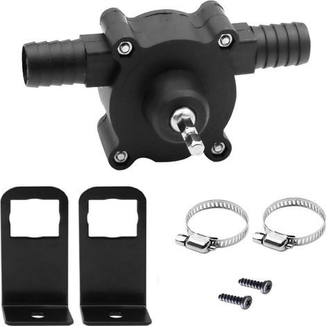 Portable Mini Pompe à Eau, Z Pompe Perceuse Pompe Transfert Gazole Manuel Pompe Électrique Eau pour Transfert Liquides Diesel Huile Essence Pompe Auto-amorçante Arrosage Jardin Piscine (1/4)