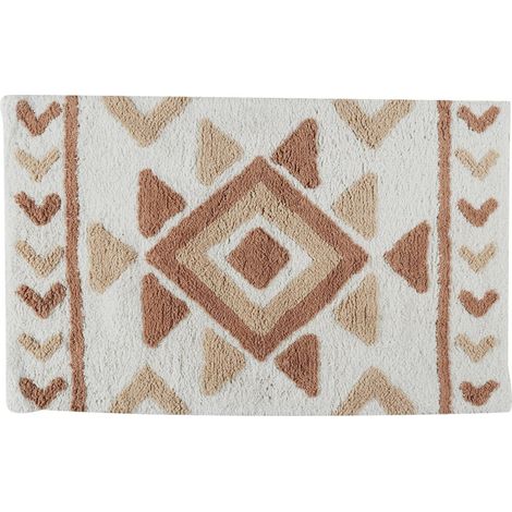 Tapis Tufté "Éthnique" 50x80cm Multicolore (1/2)