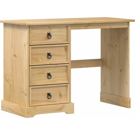 Corona Schminktisch 104x47x75 cm aus massivem Kiefernholz