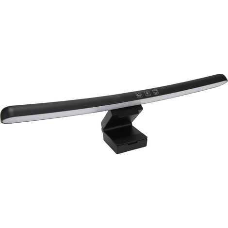 Barre Lumineuse de Moniteur Incurvée, Gradation Continue, 3 Températures de Couleur, Contrôle Tactile, USB C, Lampe D'écran D'ordinateur, Source de Lumière Asymétrique (1/5)
