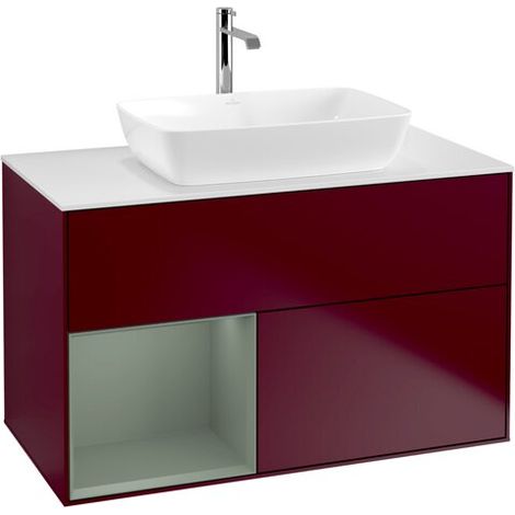 Villeroy & Boch G771GMHB Armoire sous-lavabo Finion G77 (1/2)