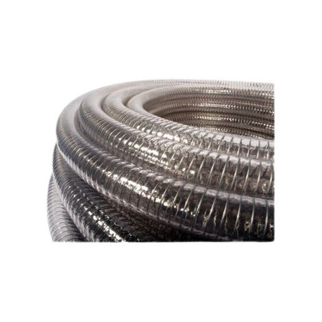 Tuyau Transparent RS PRO, diam. 20mm, long. 5m, pour Domaine agricole, Domaine alimentaire, Domaine marin, Eau ( Prix pour 1 )