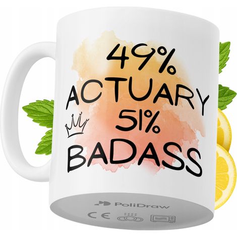 Lustige Kaffeetasse mit witzigem Textdesign für Aktuare – ideal für Geburtstage, Namenstage und Feiertage. Hochwertige Tasse für besondere Anlässe, ob im Büro oder zu Hause. Farbe: Weiß, 330 ml.
