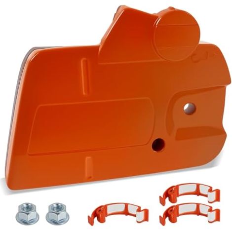 Couvercle d'embrayage de frein de chaîne 536329204 pour tronçonneuse Husqvarna 435 440 435e 440e 135 140 remplace 501388203 501388201 Couvercle d'embrayage avec Assy de frein (1/5)