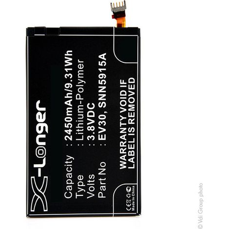 NX - Batterie téléphone, smartphone, GSM pour Verizon 3.8V 2450mAh - EV30SNN5915ASNN59 (1/3)