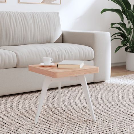 Dessus de table 40x40x4 cm carré bois massif de hêtre