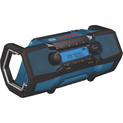 Radio a batteria Bosch GPB 18V-3C 18 V FM / Bluetooth / IP54 Solo ( 06014A3200 ) - senza batteria, senza caricabatteria