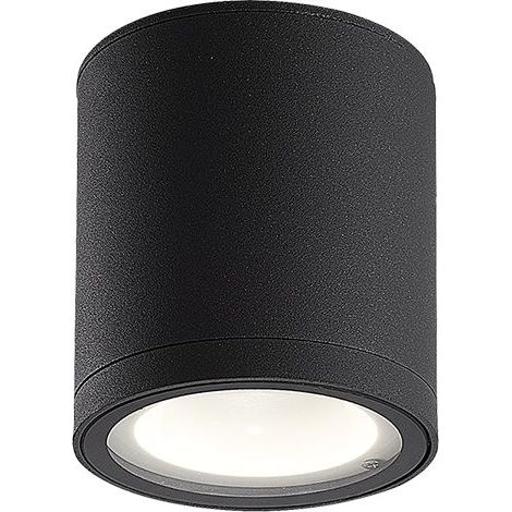 Plafonnier Extérieur D900 8W IP65 Graphite ZAMBELIS - Blanc chaud - 3000K