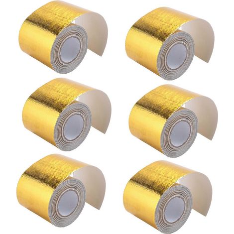 Compatible avec le ruban isolant thermique réfléchissant doré 6X, le bouclier thermique d'entrée d'air, la couche isolante thermique réfléchissante et le moteur auto-adhésif. (1/5)