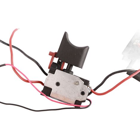 Clé à chocs électrique rechargeable au lithium-ion 7,2 V-24 V CC avec interrupteur DCPB16, réglage de la vitesse et rotation inverse - Interrupteur de haute qualité (1/5)