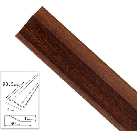 Solin Adhésif Pour Céramique Métal Sapelli 98,5 cm.