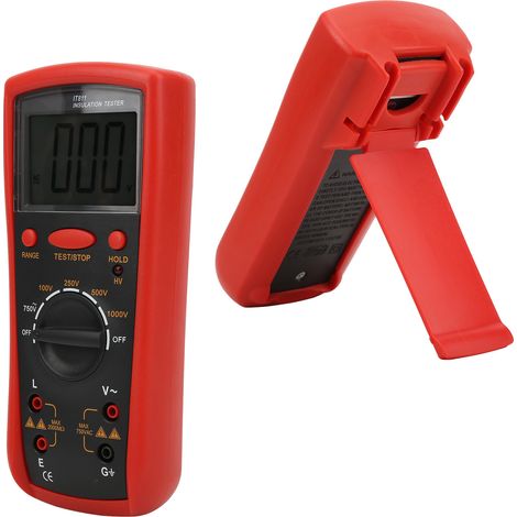 Testeur d'isolement numérique IT811 avec écran LCD, mégohmmètre portable, outil électrique pour mesure de résistance d'isolation (1/5)