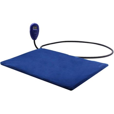 Coussin chauffant pour animaux de compagnie, couverture électrique à température constante 12 V basse tension, chauffage électrique pour animaux de compagnie pour lit U (1/4)
