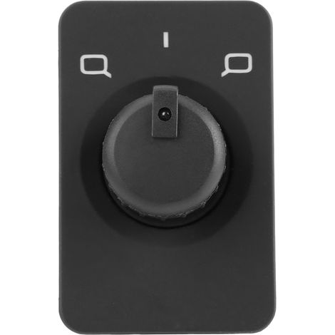 Eosnow Seitenspiegelschalter, Steuerknopf empfindlich schwarz 4B0959565A Langer Haltbarkeit Plastikmetallersatz für A3 8L1 A6 4B C5 1997-2004 Auto